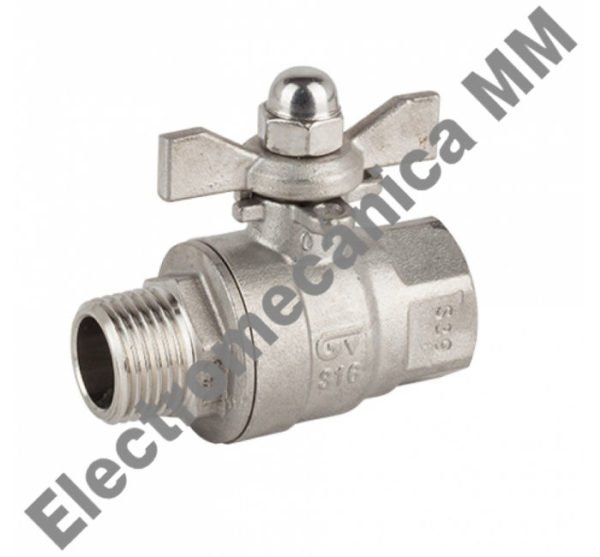Válvula Esférica 2 Piezas Paso Total INOXIDABLE 3/8” – Genebre – Articulo 2010