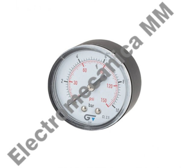 Manómetro Ø 53. Salida Posterior, Rosca Bsp 0 – 2.5 – Genebre – Articulo 3821