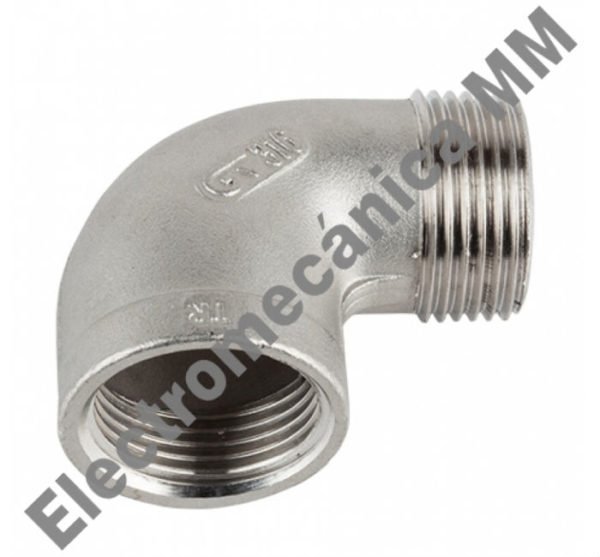 Codo 90º M-H  Inoxidable 1″- Genebre – Artículo 0092