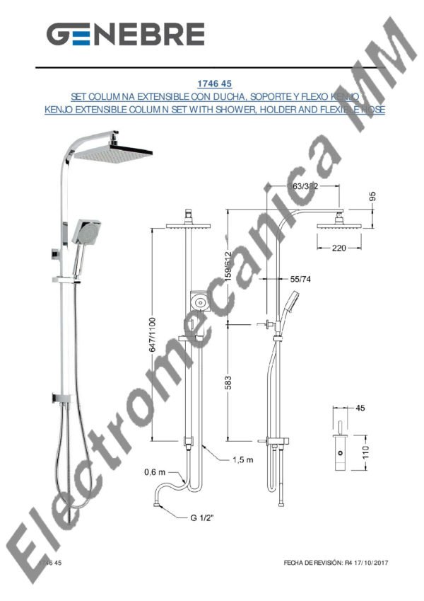 Set Columna – Genebre – Artículo 1746 45