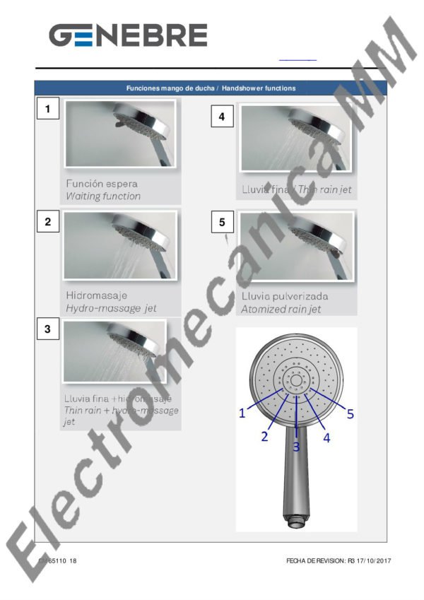 Columna Monocomando Extensible Con Kit – Genebre – Artículo CM65110 18