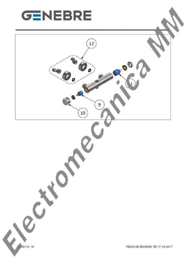 Columna Monocomando Extensible Con Kit – Genebre – Artículo CM65110 18