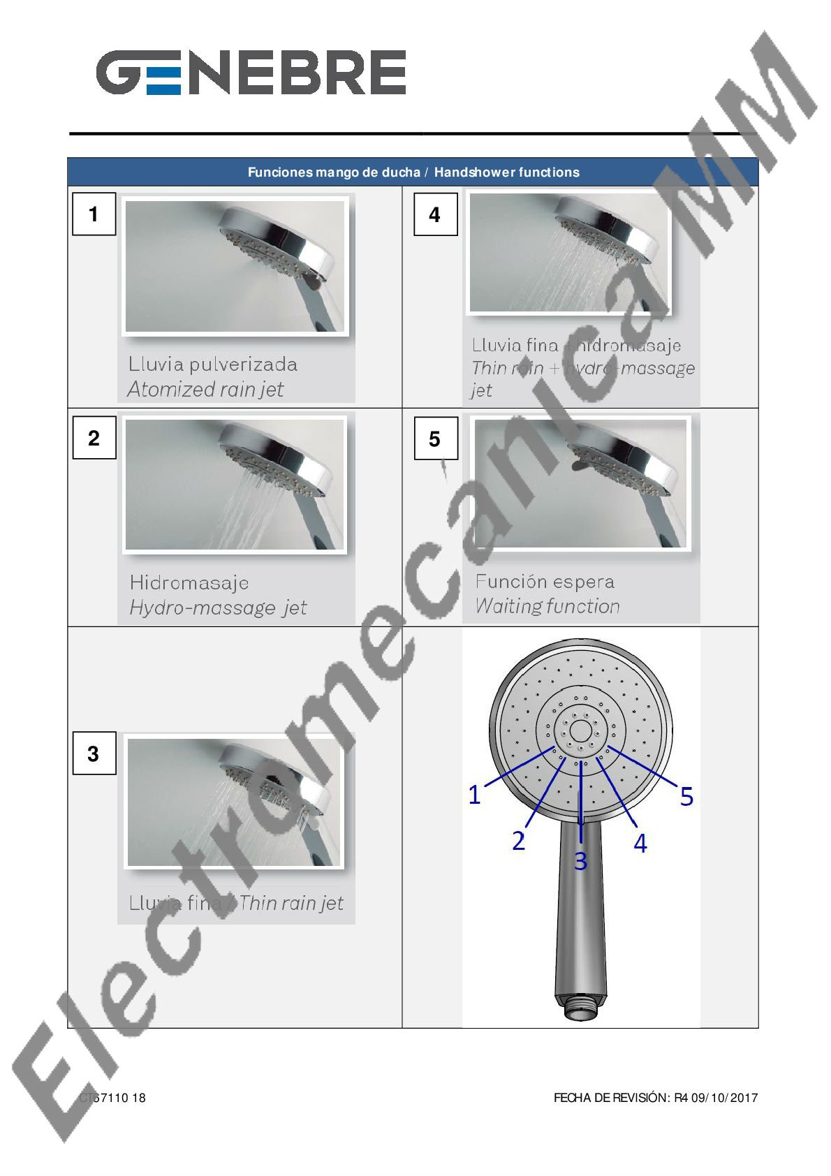 Columna Termostatica Extensible Con Kit – Genebre – Artículo CT67110 18