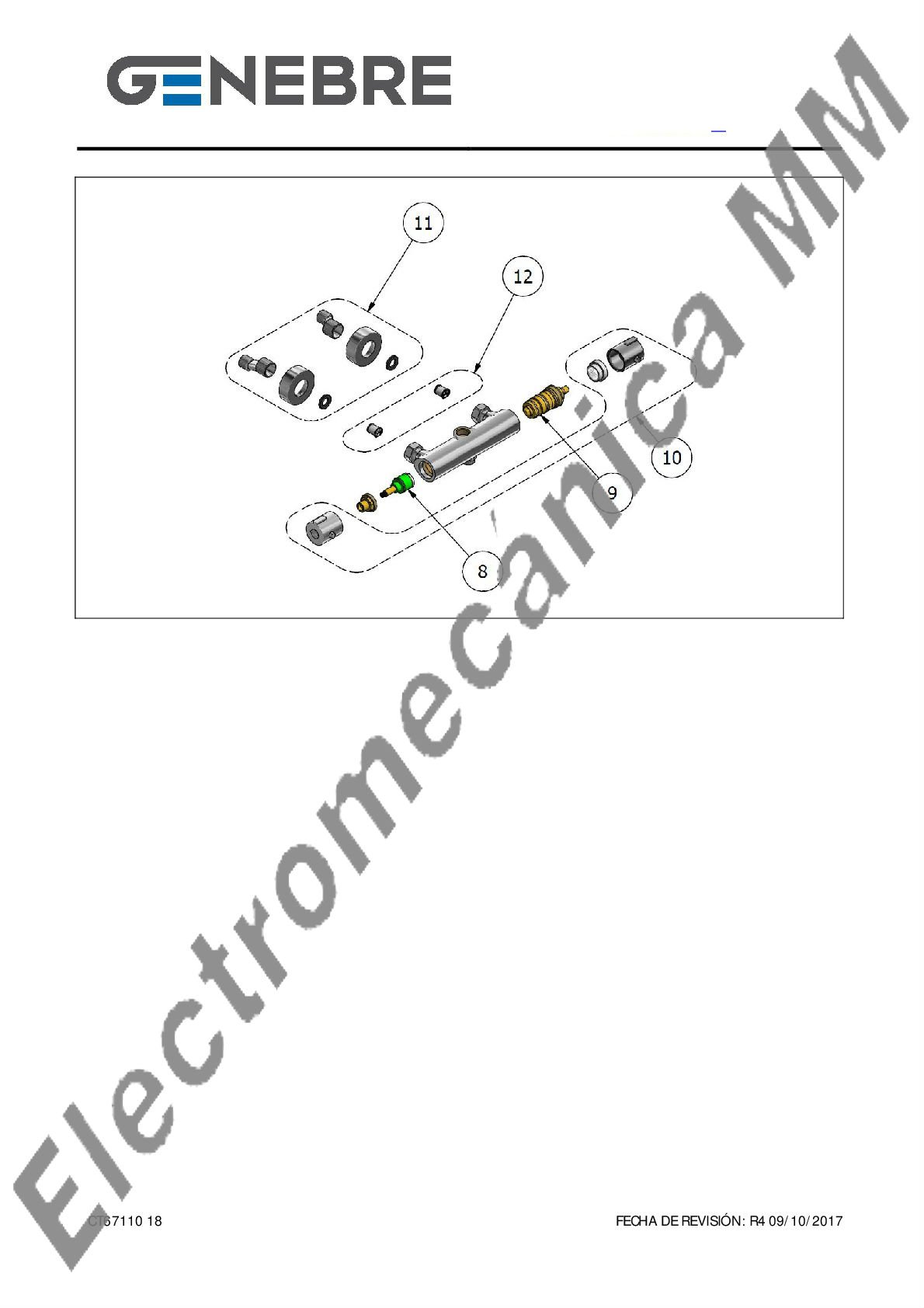 Columna Termostatica Extensible Con Kit – Genebre – Artículo CT67110 18