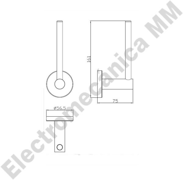 Portarrollos reserva  Zinc – Genwec – Articulo GW05 08 05 02