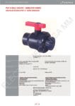 Valvula Esferica PVC Encolar Serie UNIBLOCK CEPEX PE – EPDM 40mm – ART 22776 – SPAIN
